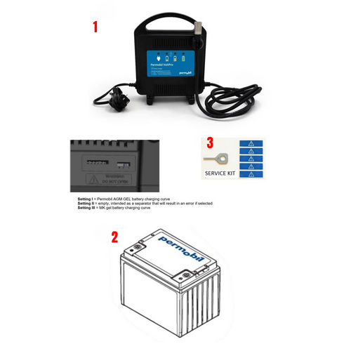 Permobil Batteries and Volt Pro Charger